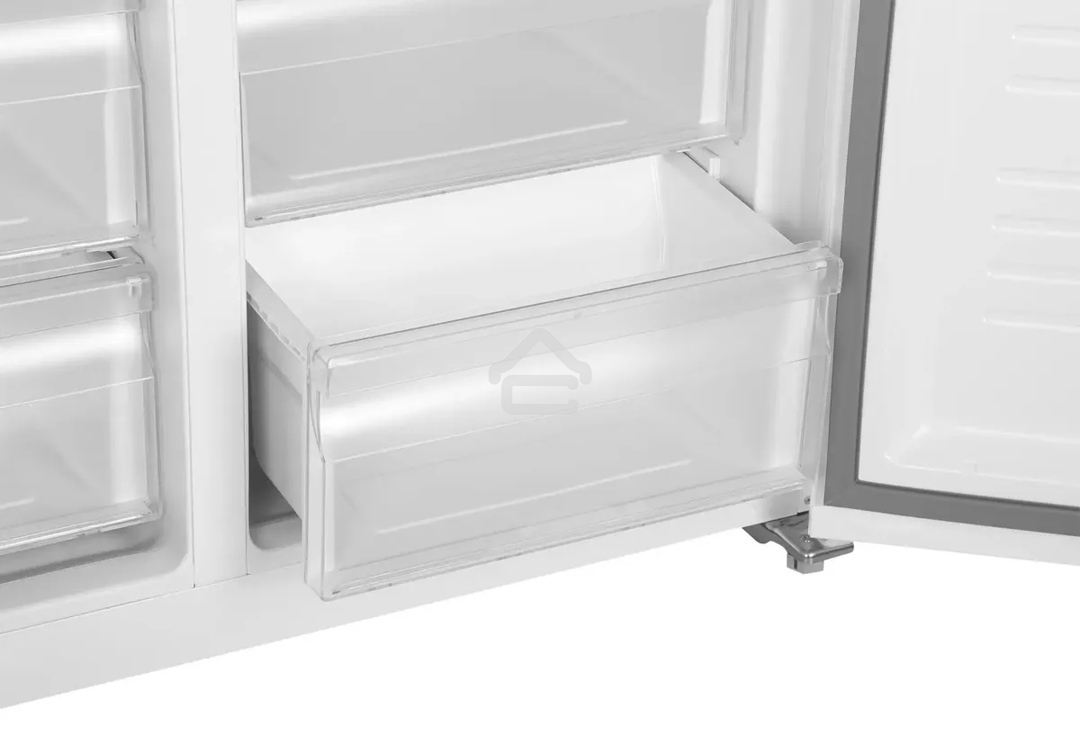 Холодильник Hyundai CS5003F белое двухкамерный 331/165л морозилка сбоку, Total No Frost, Side by Side