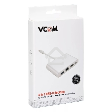 Кабель-адаптер USB3.1 Type-CM-->HDMI+USB3.0+RJ45+PD charging VCOM