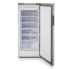 Морозильная камера Бирюса Б-M6046SN, металлик, 200л, 6 ящиков