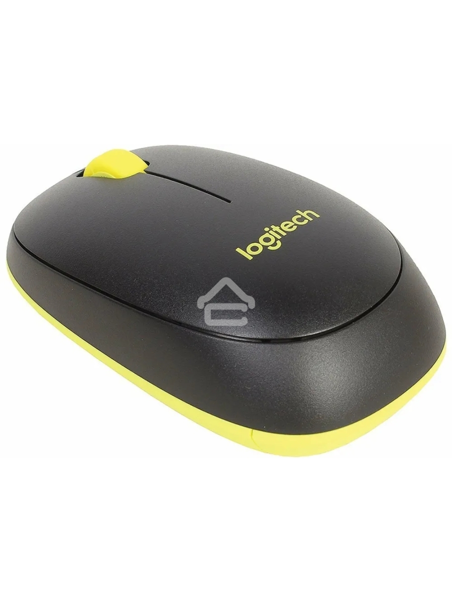 Комплект беспроводной клавиатура+мышь Logitech MK240 Black/Yellow (920-008198)