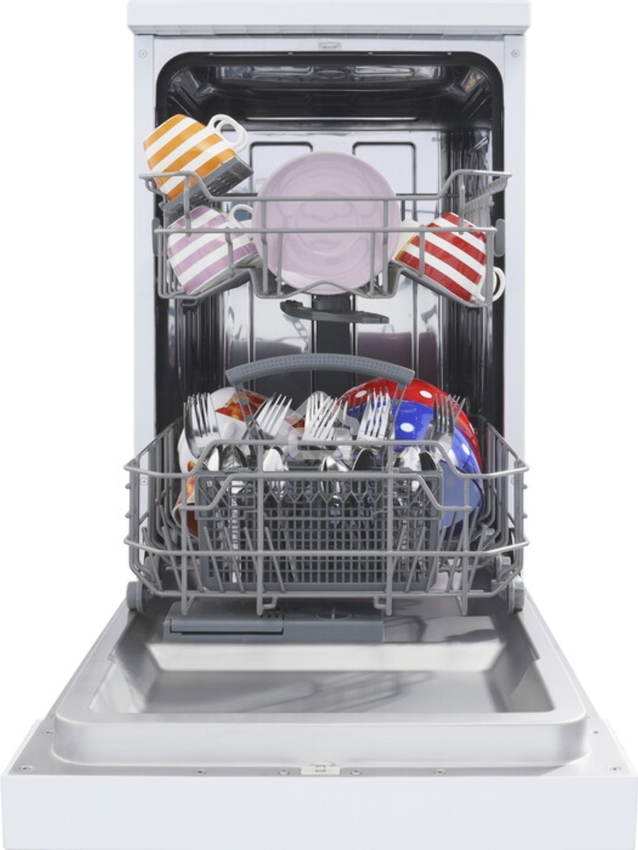 Посудомоечная машина DeLonghi DDWS09S Citrino, белая, 44.8 см, 9 компл., 49 дБ, класс A++