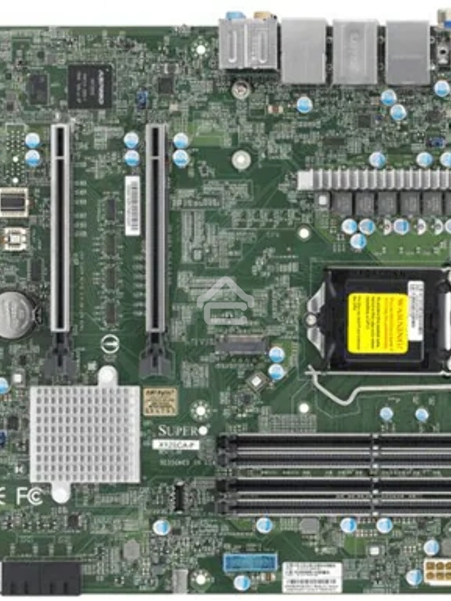 Материнская плата Supermicro MBD-X12SCA-F-B W-1200 CPU, 4 DIMM slots, Intel W480 controller for 4 SATA3 (6 Gbps) ports, RAID 0,1,5,10, 1 PCIe 3.0 x4, 2 PCIe 3.0 x16 slots, bulk