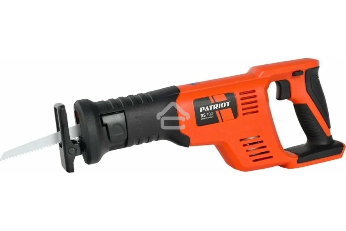 Пила сабельная аккумуляторная PATRIOT RS 180UES, 18В, 3000 ход/мин, ход пильного полотна 22мм, макс. глубина пропила 100мм, регулировка скорости, быстрая замена пильного полотна, прорезиненная рукоятка
