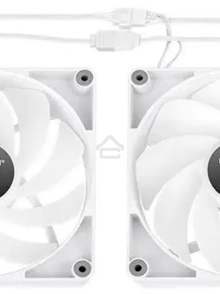 Вентилятор для корпуса Thermaltake CT120 Sync Reverse ARGB 120х120x25 белый 4-pin 31.2дБ (упак.:2шт) (CL-F175-PL12SW-A) Ret