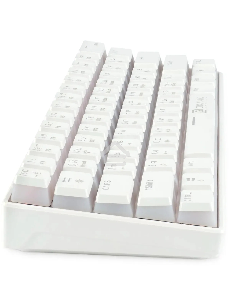 Клавиатура Oklick K763W (1920562) беспроводная, USB, Bluetooth/Радиоканал, белый