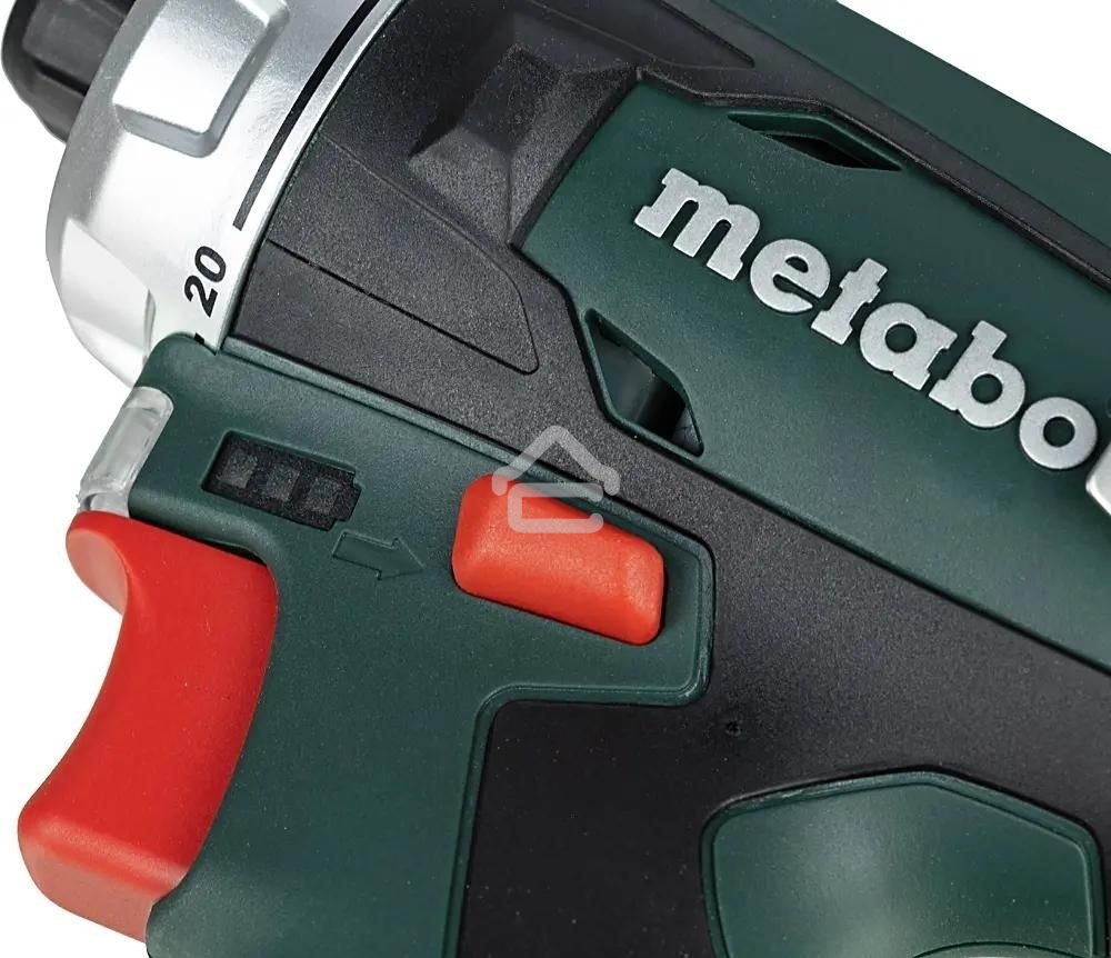 Дрель-шуруповерт аккумуляторная Metabo PowerMaxx BS 600984000, Аккумуляторный, 10,8В, 2 АКБ