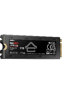 Накопитель SSD Samsung 980 PRO, 1TB, PCIe 4.0 x4, M.2 2280, NVMe, R/W 7000/5000, с радиатором