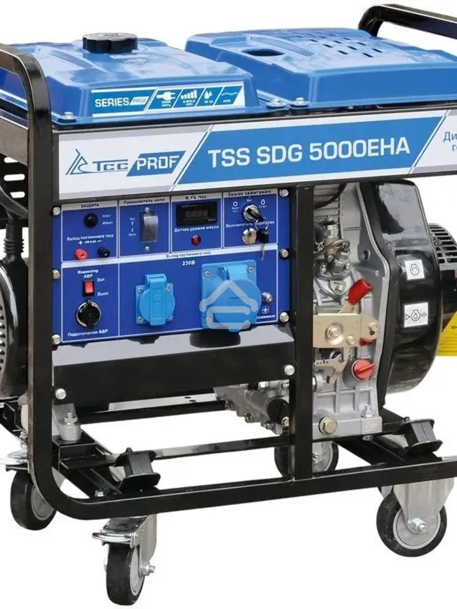 Электрогенератор дизельный ТСС SDG 5000EHA, 5.5 кВт, 84 дБ, 114 кг