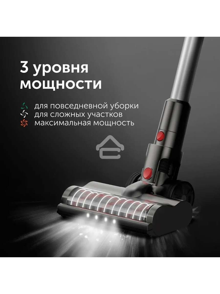 Пылесос ручной Red Solution V3080 450Вт серый/серый