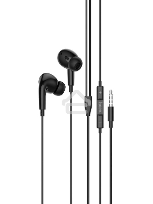 Наушники внутриканальные Hoco M1 Pro черный 1.2м проводные в ушной раковине