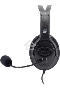 Наушники с микрофоном Oklick HS-M400 черный 1.8м накладные оголовье