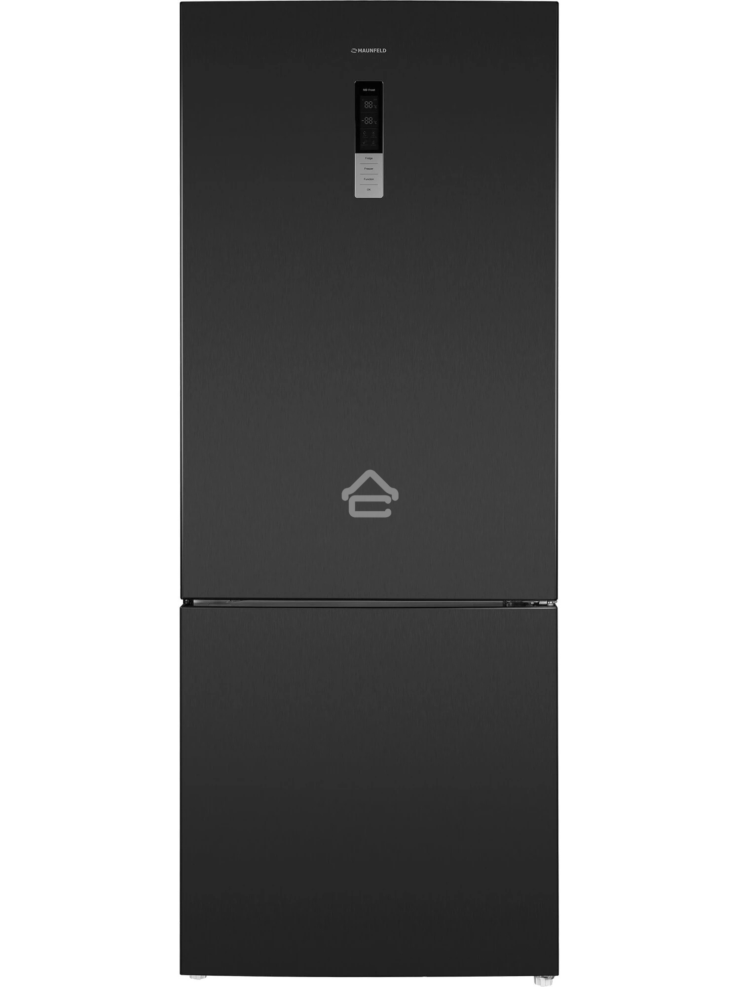 Холодильник Maunfeld MFF1857NFSB черный мат. инвертер двухкамерный 336/117л морозилка снизу