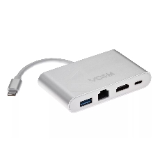 Кабель-адаптер USB3.1 Type-CM-->HDMI+USB3.0+RJ45+PD charging VCOM