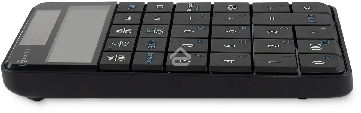 Числовой блок беспроводной Oklick K604W черный USB slim для ноутбука (1979325)