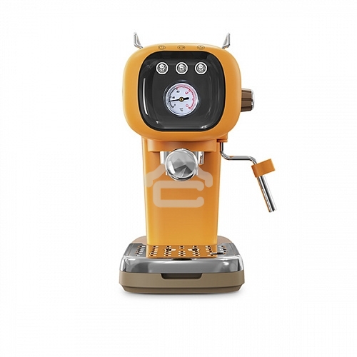 Кофеварка эспрессо BQ CM2004 желтый, исп. кофе - молотый, 0.6 л, 1100 Вт, 20 бар