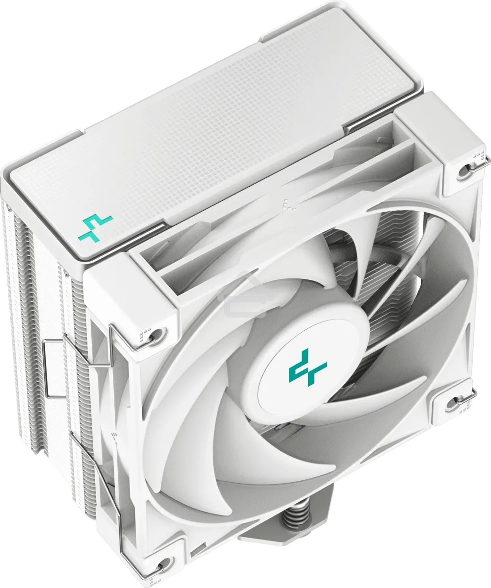 Кулер для процессора DEEPCOOL AK400 WH белый, 120 мм, алюминий/медь, 1850 об/мин, 29 дБ, 4 pin, 220 Вт, 155 мм