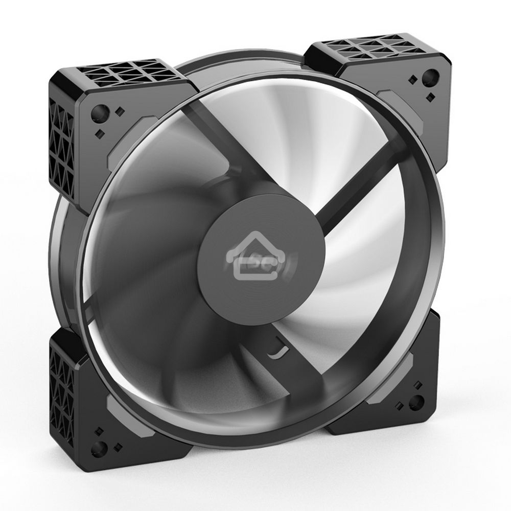 Вентилятор для корпуса Alseye N12-B черный, 120 мм, 1800 об/мин, 37.8 дБ, 4 pin