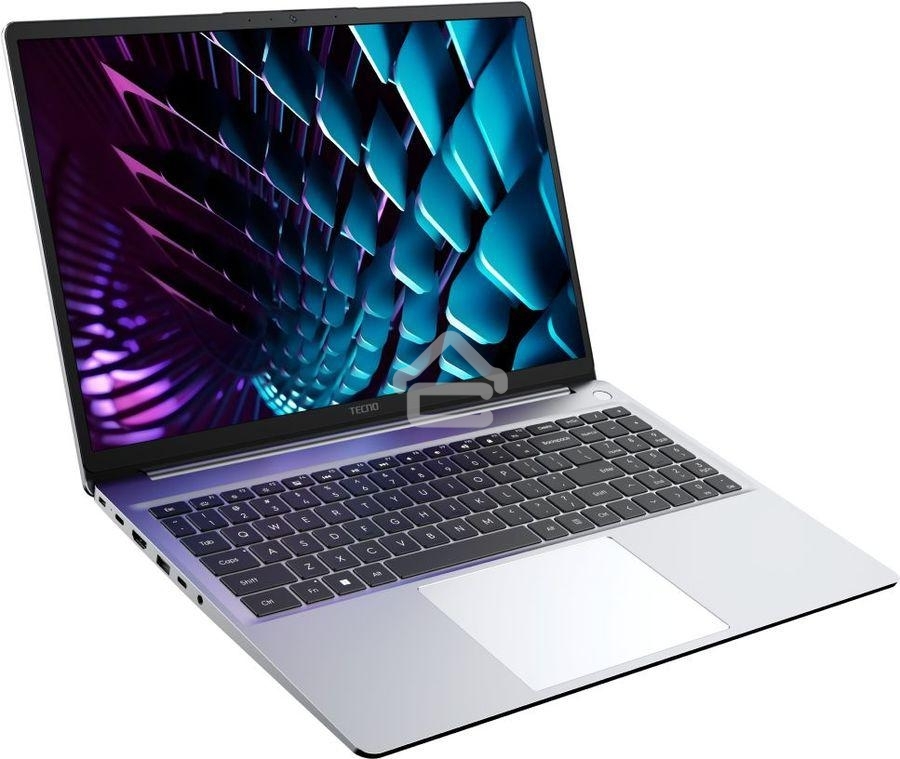 Ноутбук Tecno MegaBook K16SDA серебристый Ryzen 5 7430U 8Gb SSD512Gb AMD Radeon Graphics 16