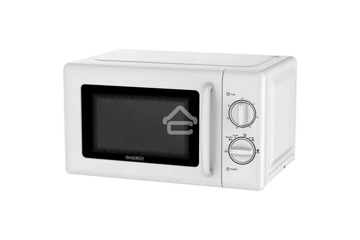 Микроволновая печь ENERGY EMW-20708 белый, 20 л, 700 Вт, переключатели - поворотный механизм