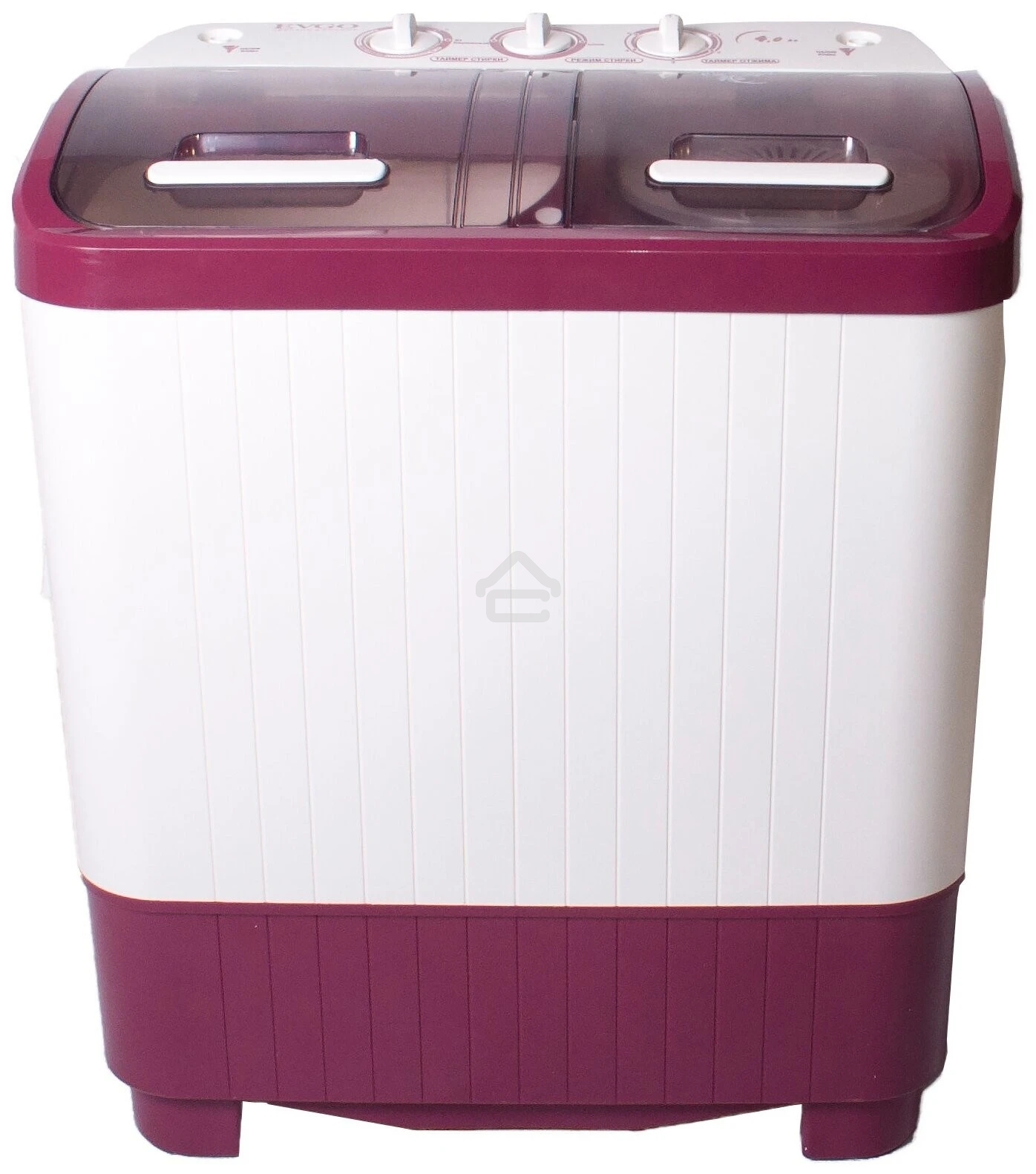 Стиральная машина EVGO WS-40PET белый/красный загр. вертикальная макс.:4 кг 1350 об/мин класс: А+