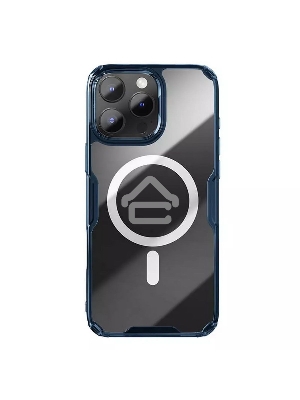 Чехол Nature TPU Pro Magnetic Case, синий, (AP IP16 Pro Max)