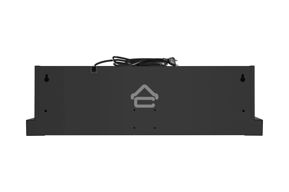 Вытяжка телескопическая HOMSair Flat 60 Glass черный, 60 см, 520 куб. м/ч, 45 дБ