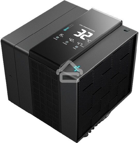 Кулер для процессора DEEPCOOL ASSASSIN IV VC VISION черный, 120 мм, алюминий/медь, 1800 об/мин, 29.3 дБ, 4 pin, 300 Вт, 172 мм