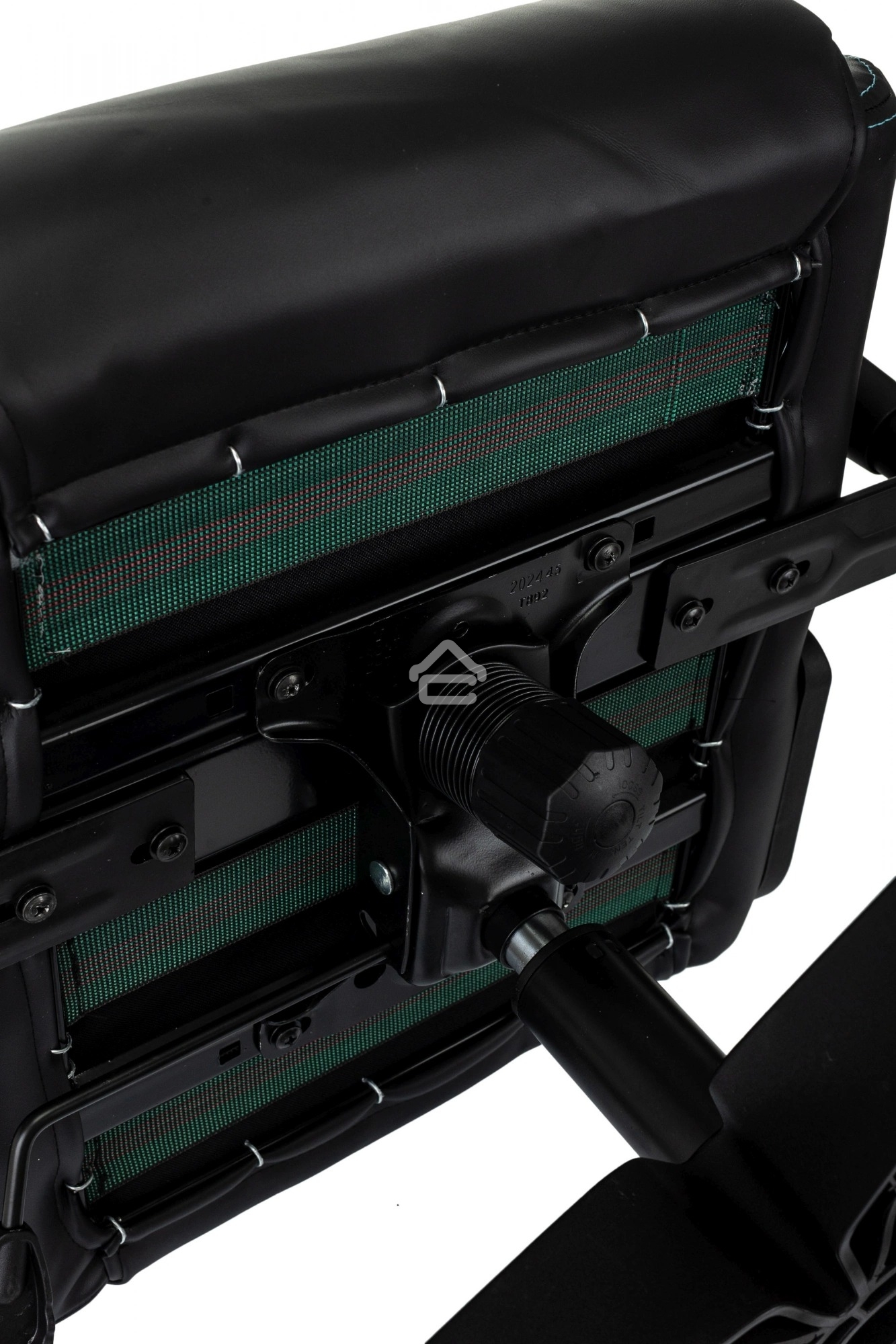 Кресло игровое Knight Outrid Smile черный эко.кожа крестов. пластик