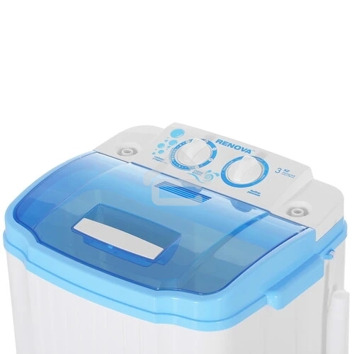 Стиральная машина Renova WS-30T/ЕТ белая, загрузка вертикальная 3кг, класс: D