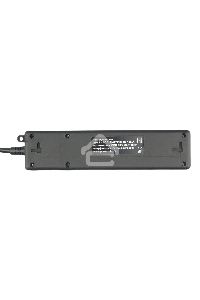 Бытовой удлинитель PowerCube, 2р с/з вык.,3USB, 3500 Вт, 16А, 1.9 м, 3*1,0 (черный) PC-5B-2M