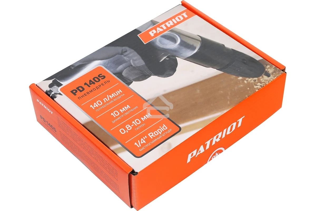 Пневмодрель Patriot PD 140S, 113 л/мин, сетевая