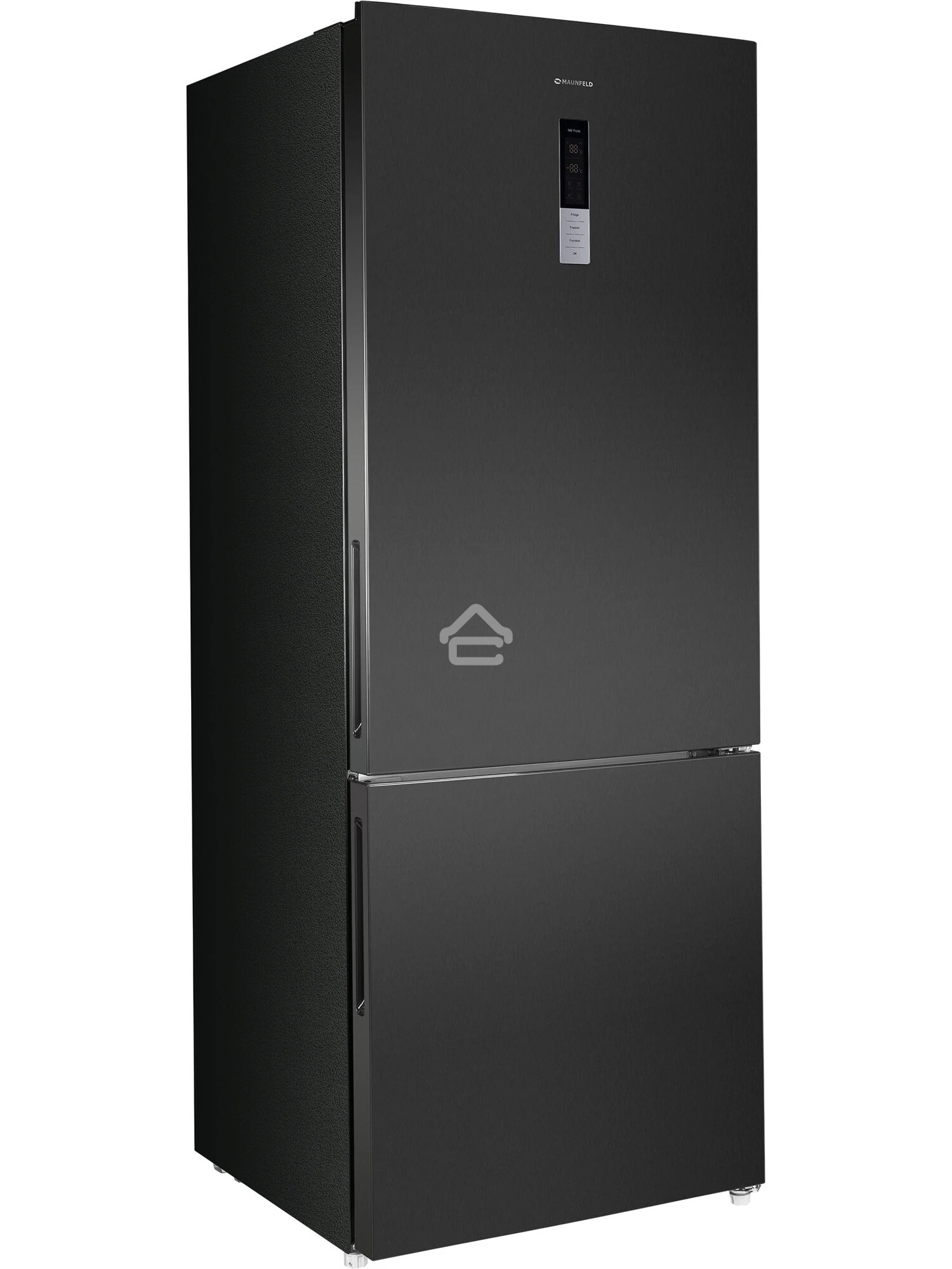 Холодильник Maunfeld MFF1857NFSB черный мат. инвертер двухкамерный 336/117л морозилка снизу