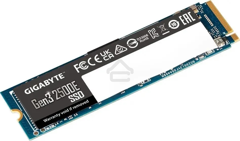 Накопитель SSD GIGABYTE 1Tb AORUS Gen3 2500E, M.2 2280, PCIe 3.0 x4, NVMe, R/W 2400/1800