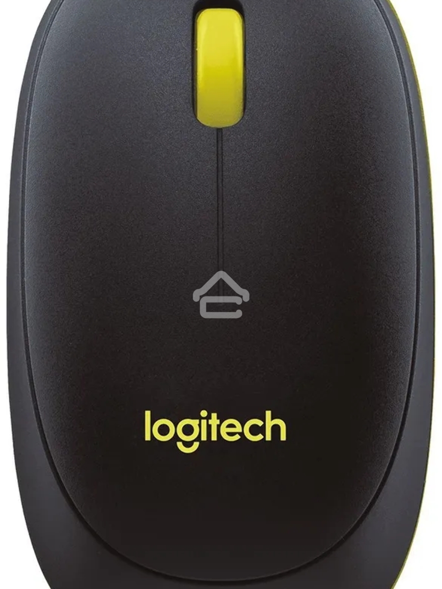 Комплект беспроводной клавиатура+мышь Logitech MK240 Black/Yellow (920-008198)