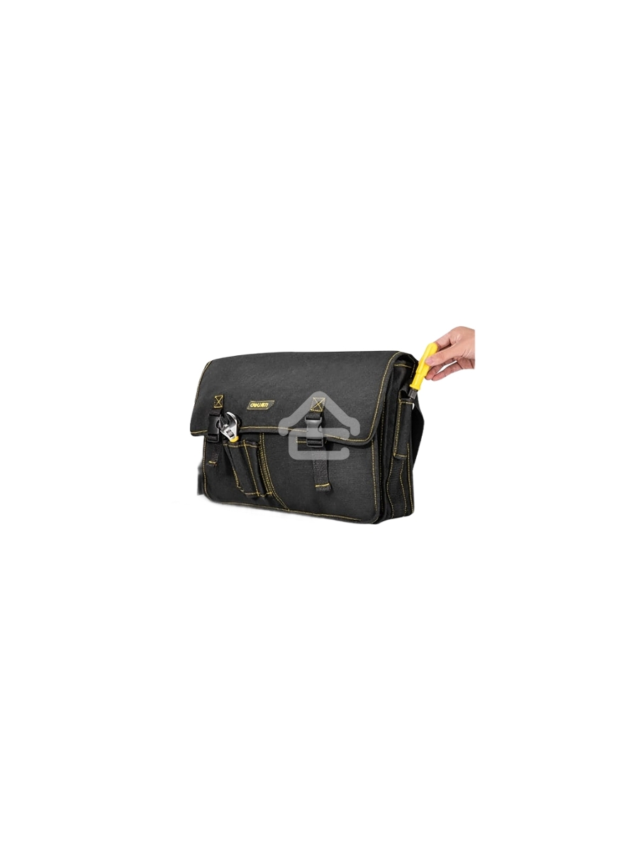 Сумка-портфель для инструментов Deli DL-P8 450 x 150 x 290мм, 8 карманов, плечевой ремень, ткань Оксфорд