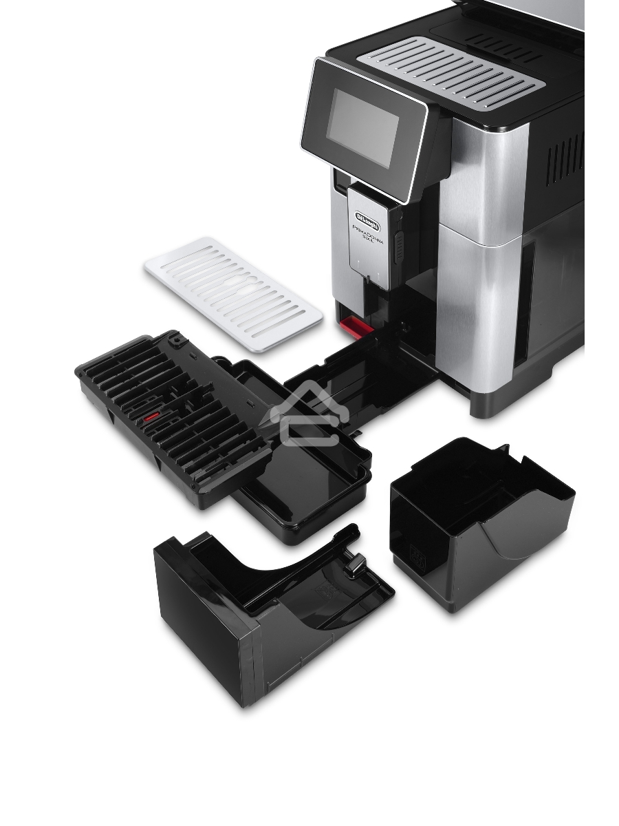 Кофемашина автоматическая DeLonghi ECAM610.74.MB черный/серебристый, исп. кофе - зерновой/молотый, 2.2 л, 1450 Вт, 19 Бар.