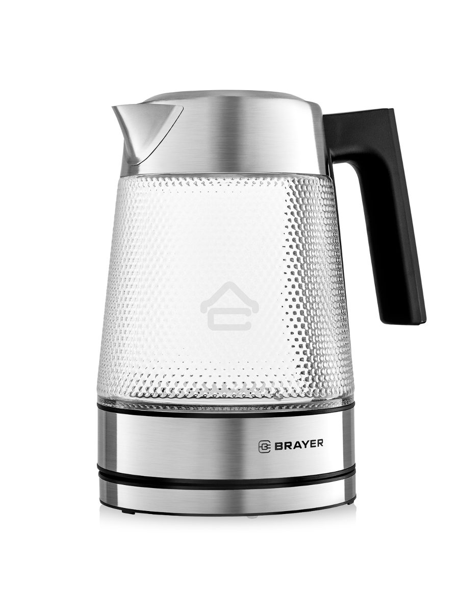 Чайник электрический BRAYER BR1079 2200 Вт, 1,8 л, серебристый