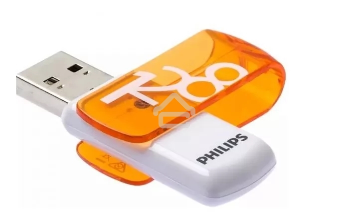 Флешка USB 128Gb PHILIPS VIVID2.0 128Gb, USB 2.0
