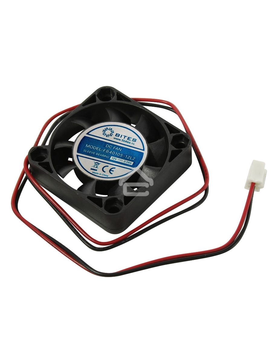 Вентилятор для корпуса 5bites FB4010S-12L2 черный 40мм 5000rpm 22db 2-pin