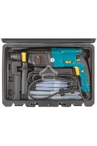 Перфоратор FIT AH-800 800 Вт, 0-900 об/мин, 0-4000 уд/мин, 3.0 Дж, 3 реж., SDS-plus, реверс, 2.8 кг, кейс