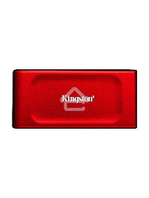 Твердотельный накопитель Kingston External SSD XS1000, 2000GB, Type-C/A, USB 3.2 Gen 2, R/W 1050/1000MB/s, 70x33x14mm, 29g., Red (5 лет)