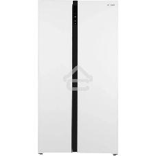 Холодильник Hyundai CS5003F белое двухкамерный 331/165л морозилка сбоку, Total No Frost, Side by Side