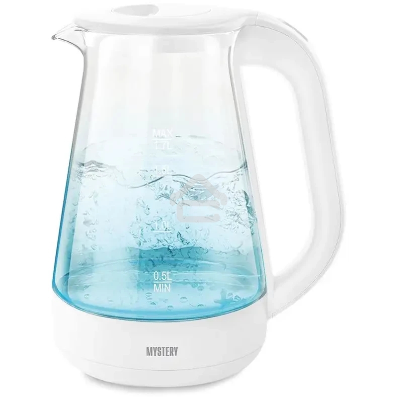 Чайник электрический MYSTERY MEK-1652 2000 Вт, 1.7 л, белый