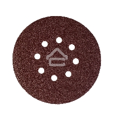 Круг шлифовальный PATRIOT на липучке, 150 мм, 8 отверстий, Р100, 5 шт