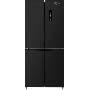 Холодильник Weissgauff WCD 450 XB NoFrost Inverter черный трехкамерный 287/163л морозилка снизу, No Frost, Side by Side