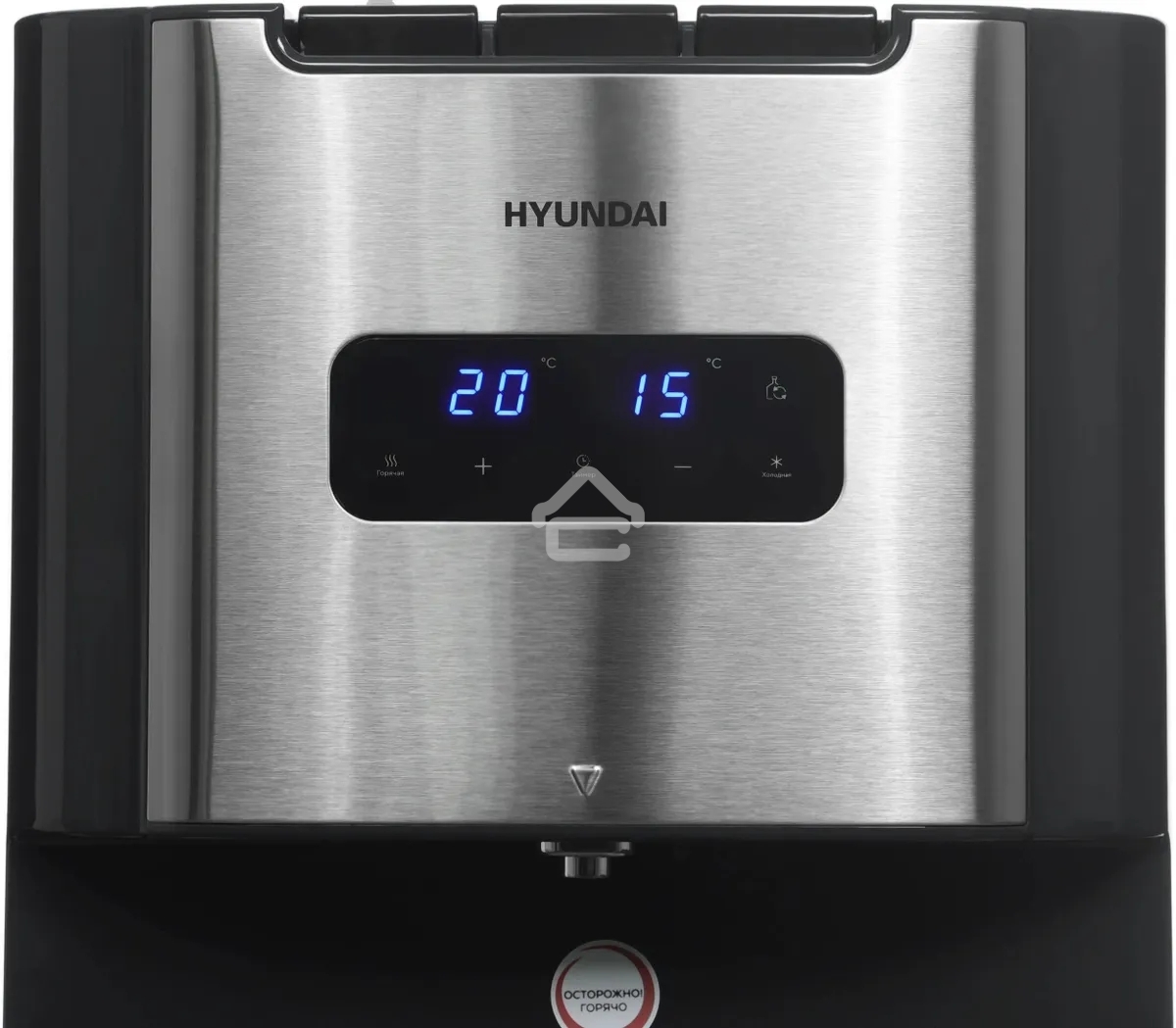 Кулер Hyundai AquaTouch UV H-WD7625C напольный компрессорный графитовый