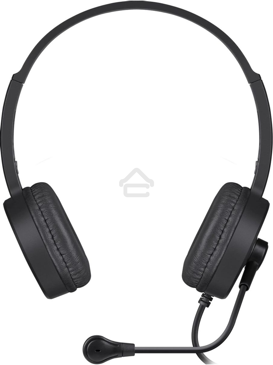 Гарнитура проводная Defender Tune 160 (черный, провод 1.8 м) (63164)