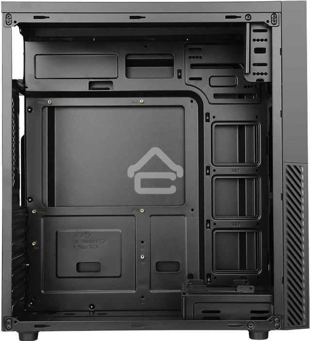 Компьютерный корпус Accord K-16 черный без БП ATX 6x120мм 2xUSB2.0 1xUSB3.0 audio