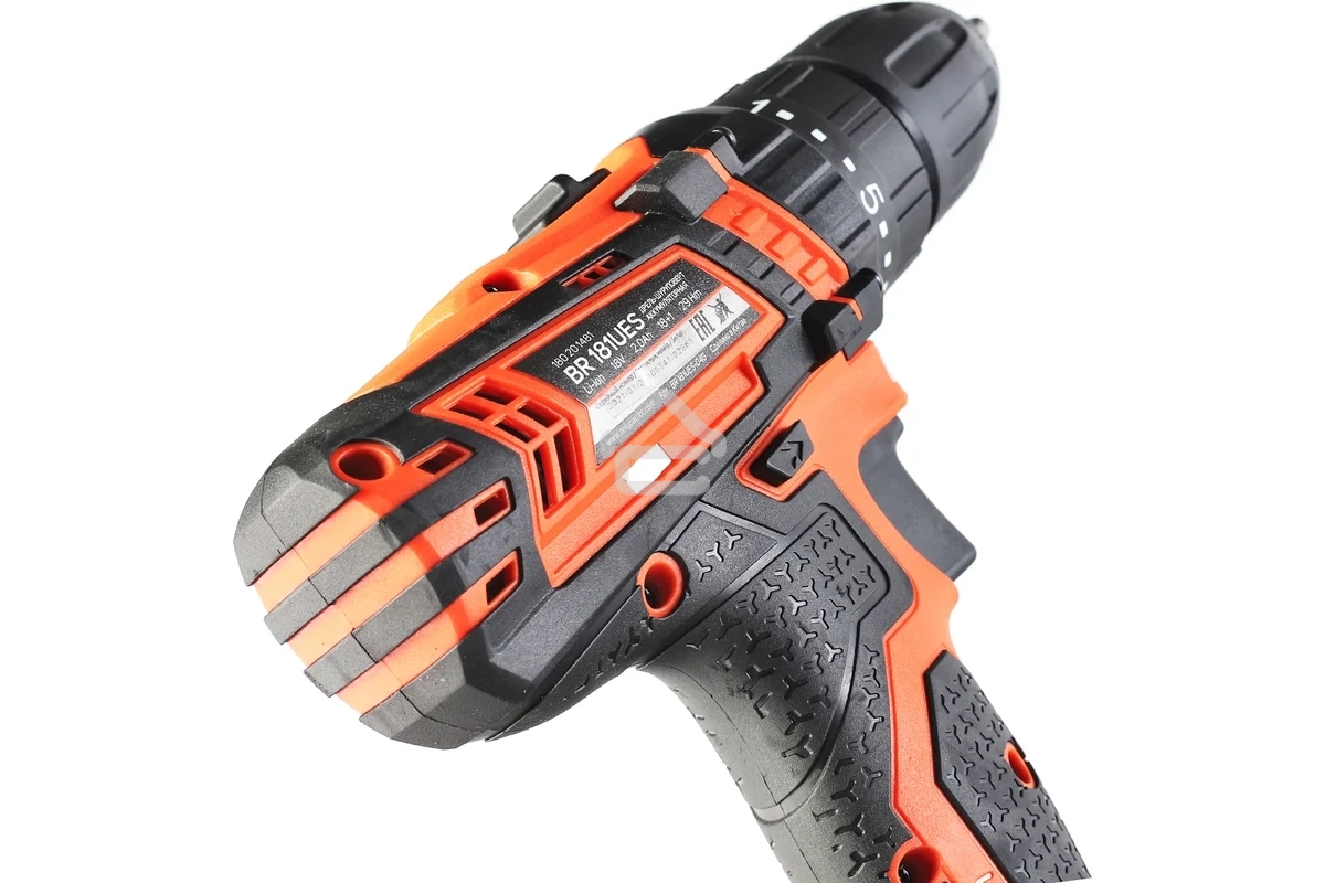 Дрель-шуруповерт аккумуляторная Patriot BR 181UES, Аккумуляторная, 21В, 2 АКБ, Кейс