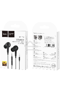 Наушники внутриканальные Hoco M1 Pro черный 1.2м проводные в ушной раковине